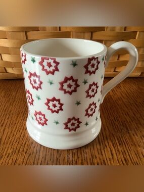 New Emma Bridgewater Christmas Star 1/2 Pint Mug Mint condition 3 available